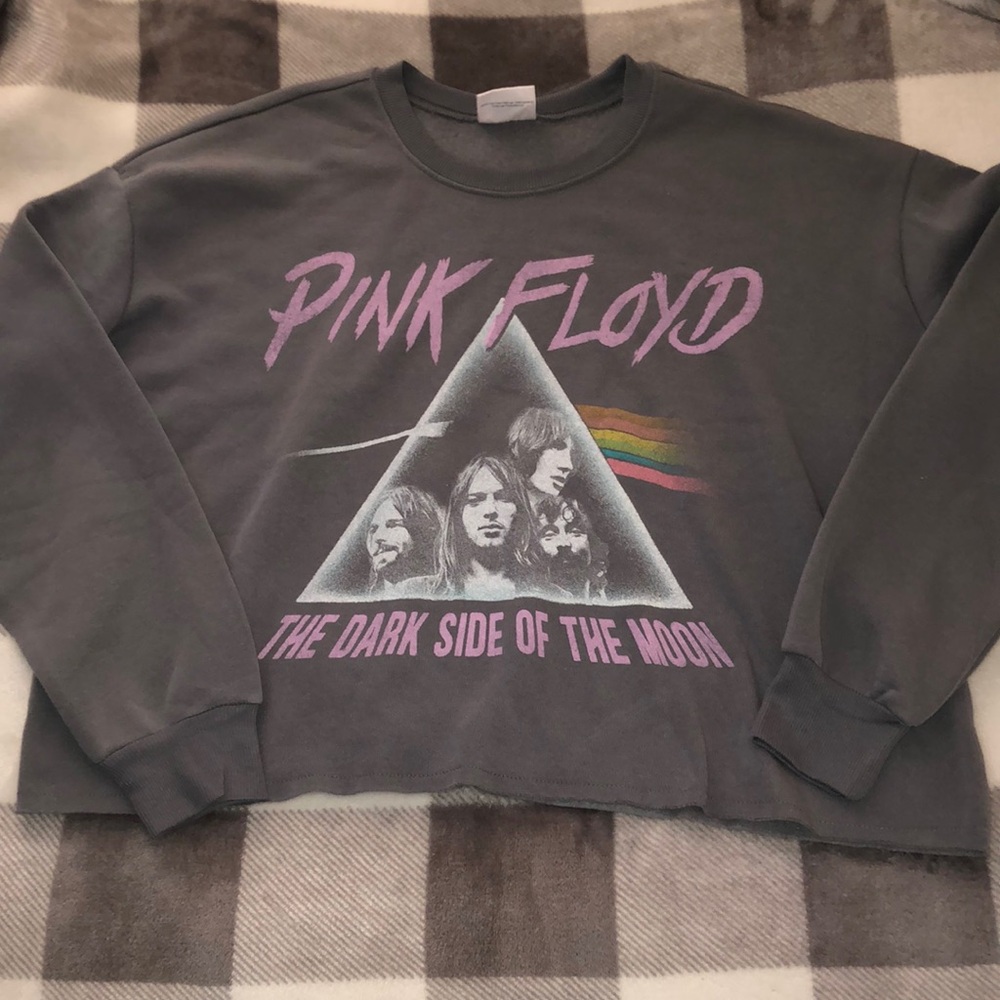 Pink Floyd Crop Sweatshirt